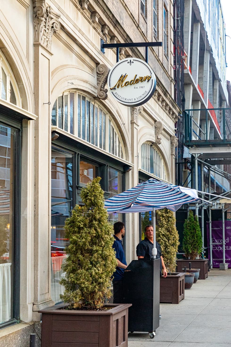 Modern Restaurant exterior